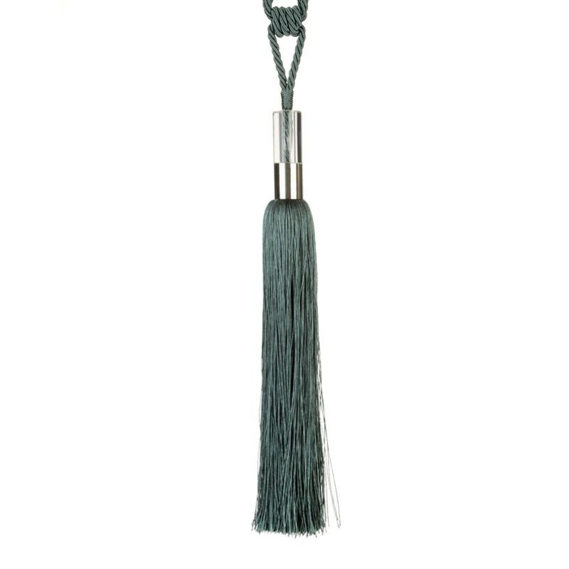 Dule Fabric 33cm Curtain Tieback, Gray