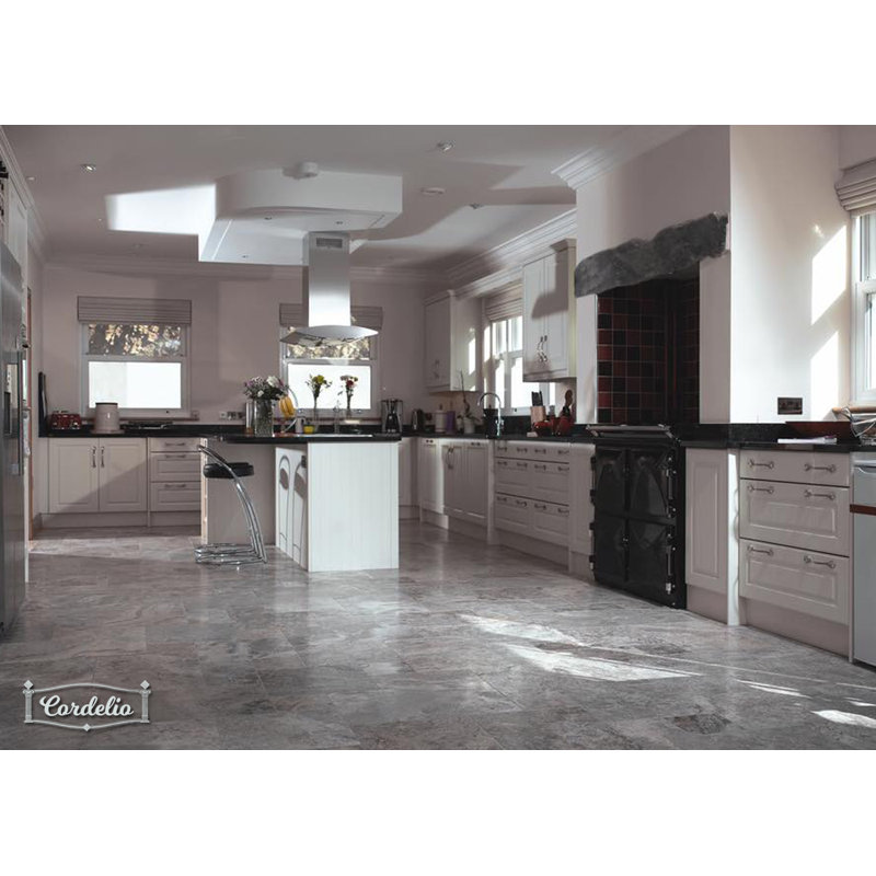 6x12 SILVER TRAVERTINE H/F & STRAIGHT