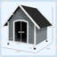 Solid Wood Dog House-99281183