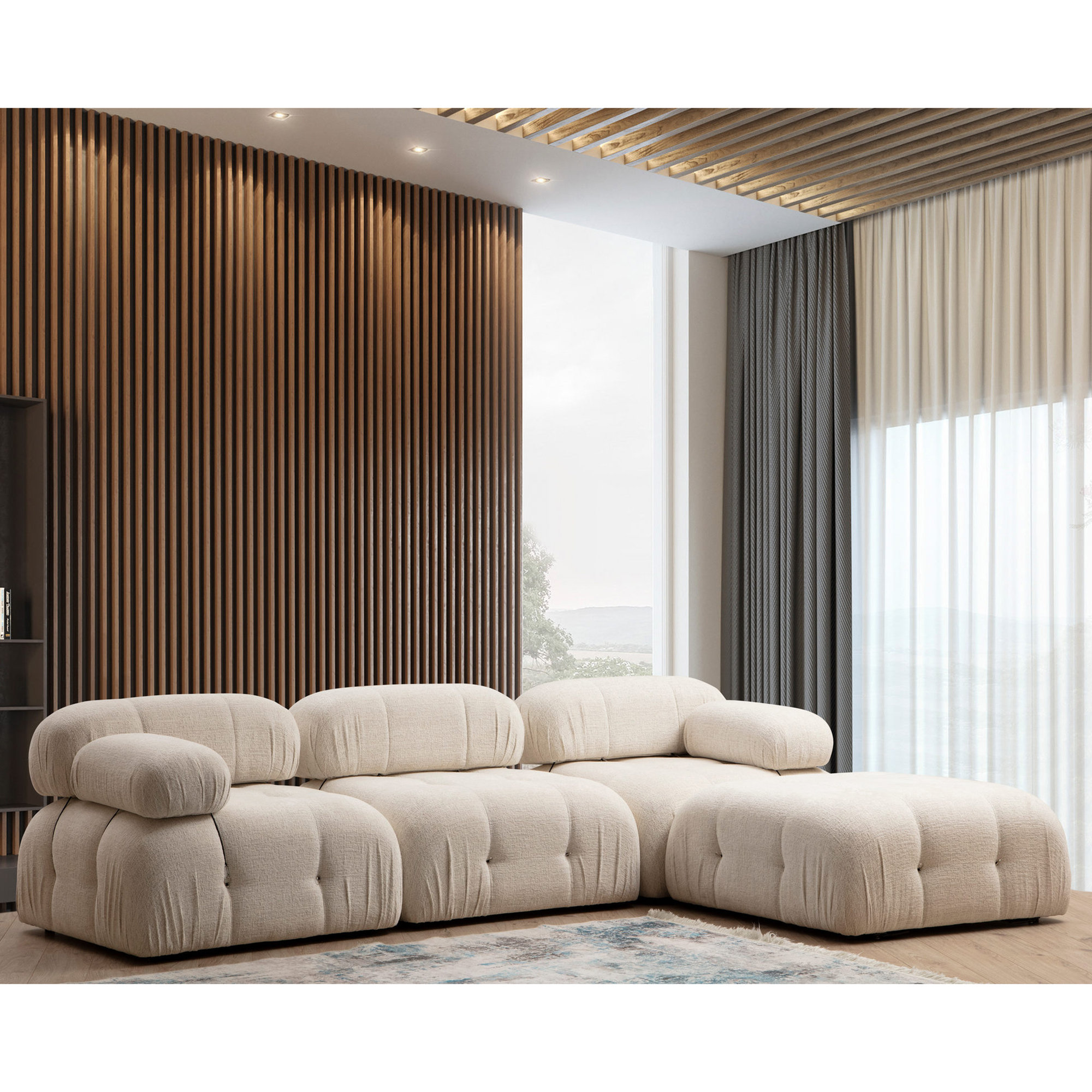 Ecksofa Seifert - Komfortables Designsofa