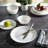 Gibson Home Ultra Break And Crack Resistant Dinnerware Set, Square: Service For 6 (18pcs), Opal Glass
