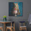  «Cake Bear On Blue» par Heather Gauthier, art mural en métal, 36 po x 36 po-536724382