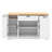 Multi-Functional Storage Sideboard – Extendable Dining Table Alternative With Adjustable Shelves & 3-Tier Pull-Out Rack-213062304