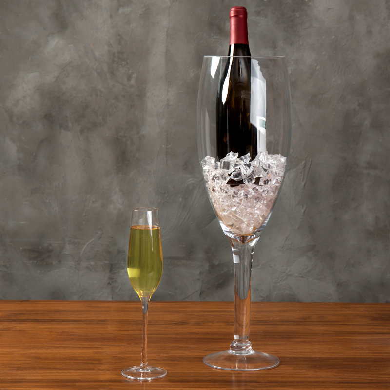 20" Tall Single Wine Glass