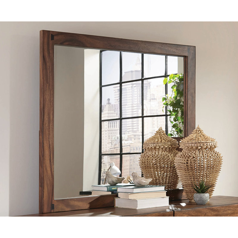 Javari Wood Wall Mirror