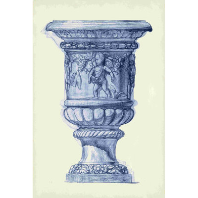 Palace Urnes In Indigo III