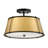 Clarke 2-Light Semi-Flush Mount Ceiling Light w/ Diffuser