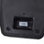 Black Solar Powered Hammered Glass Outdoor Wall Lantern