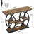 Classic Industrial 4-Tier Console Table With Durable Metal Base And Rustic Top For Entryway Or Living Room-734234652