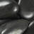 Rivora Nero Polished Quartzite Landscaping Pebbles, 2-3.5 In. (55 Bags, 40 lbs/Bag)