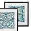 «Caribbean Tile», ensemble de 2 reproductions encadrées
