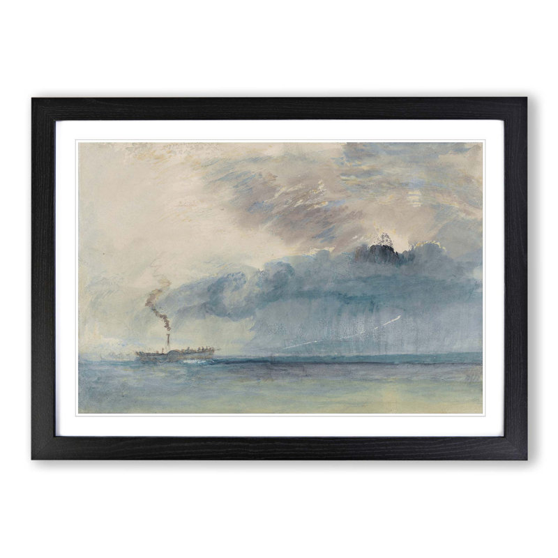 J.M.W. Turner - Single Picture Frame Painting, Black
