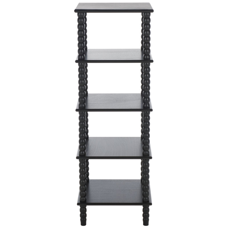 Dilyn 5 Tier Shelving Unit, Matte Black