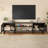 Modern TV Stand For Up To 70'' Tvs, Large Media Console With Storage & Open Shelves, Stylish Entertainment Center For Living Room-407175757
