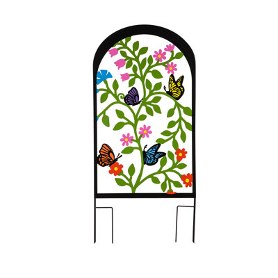 Sojitra 48'' H x 22.63'' W Metal Expanding Trellis Side Panel