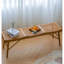 Banc en bois massif et canne Brylynn-1141866678