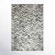 Marsha Handmade Cowhide Gray Area Rug