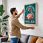 Sweet Cheeks Flamingo Sign Retro - Wrapped Canvas-758831581-758831586