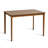 5-Piece Rectangular Solid Wood Dining Set With Cushioned Chairs-507490876