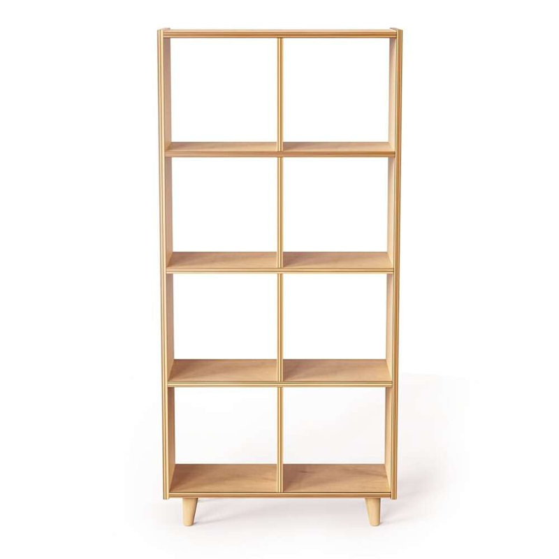 Huit cubes verticaux, Naturel