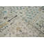 Tapis transitionnel gris en laine noué à la main 9 x 12 po Oushak