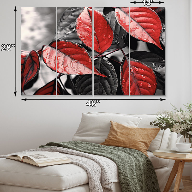 Traditional Plants & Flowers Wall Decor on Metal