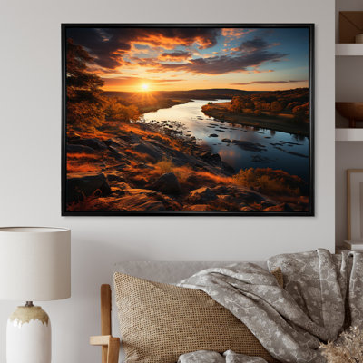 Paysage côtier du Delaware I sur toile