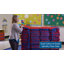 Tapis de sieste pliable 4 sections 1 po Angels - 10 ct - Rouge / Bleu-19016832