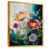 Toile avec cadre flottant or