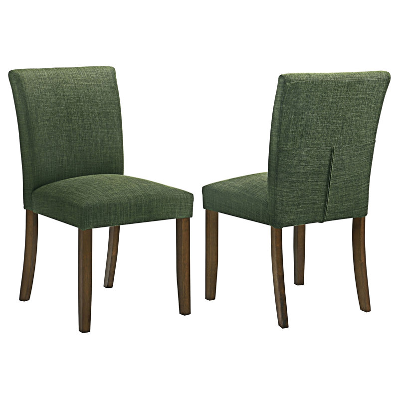 Chaise d'appoint rembourrée (ensemble de 2), Vert