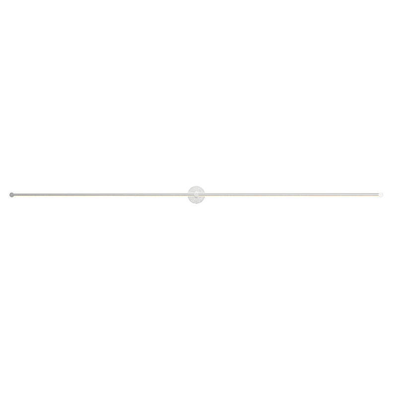 Purolinear 360 2 - Light Dimmable LED Vanity Light, Satin Chrome, 1.25" H x 24.75" W x 2.75" D