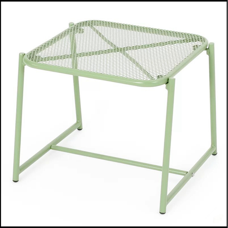 Elba 15.5"H Side Table, 16.25" H x 19.5" W x 18" D, Green