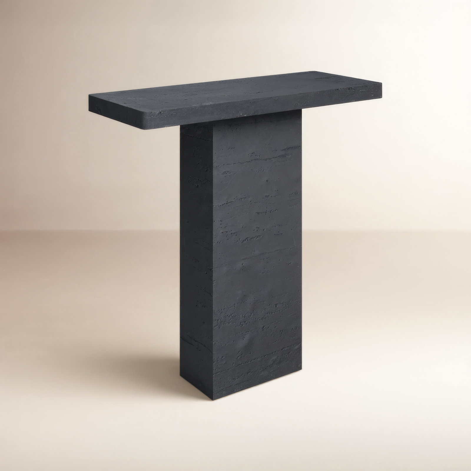 Mario Stone Single Coffee Table, Black