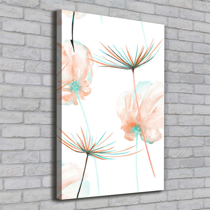 Field Flowers - Wrapped Canvas Print