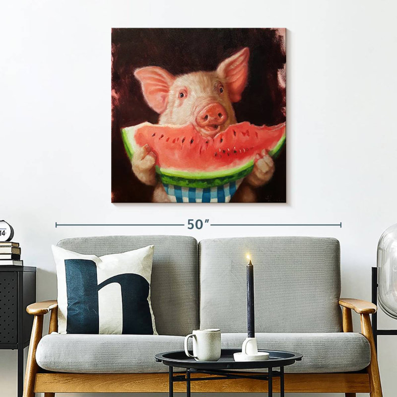 Ketti Pig Out, 30'' H x 30'' W