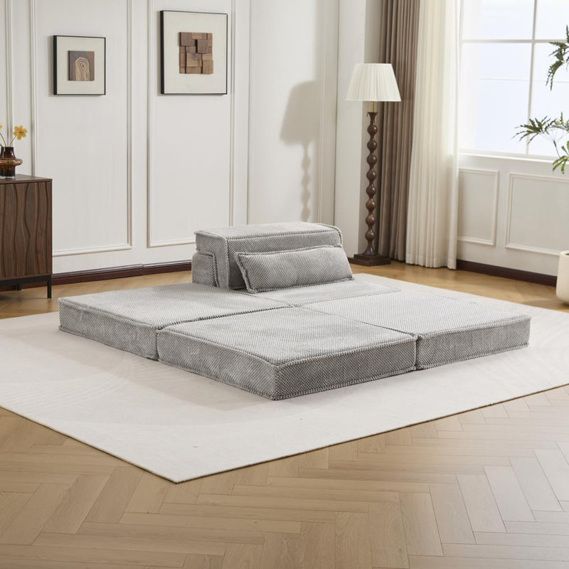 Single Seater and 1 Ottoman (Dark Gray)