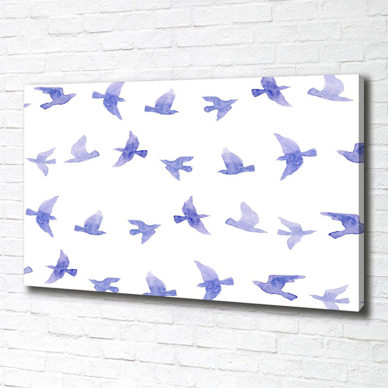 Swallows - Wrapped Canvas Print