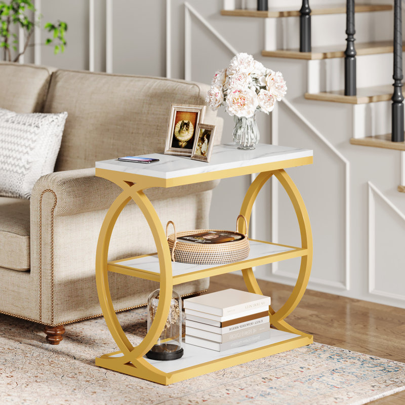 Pedestal End Table