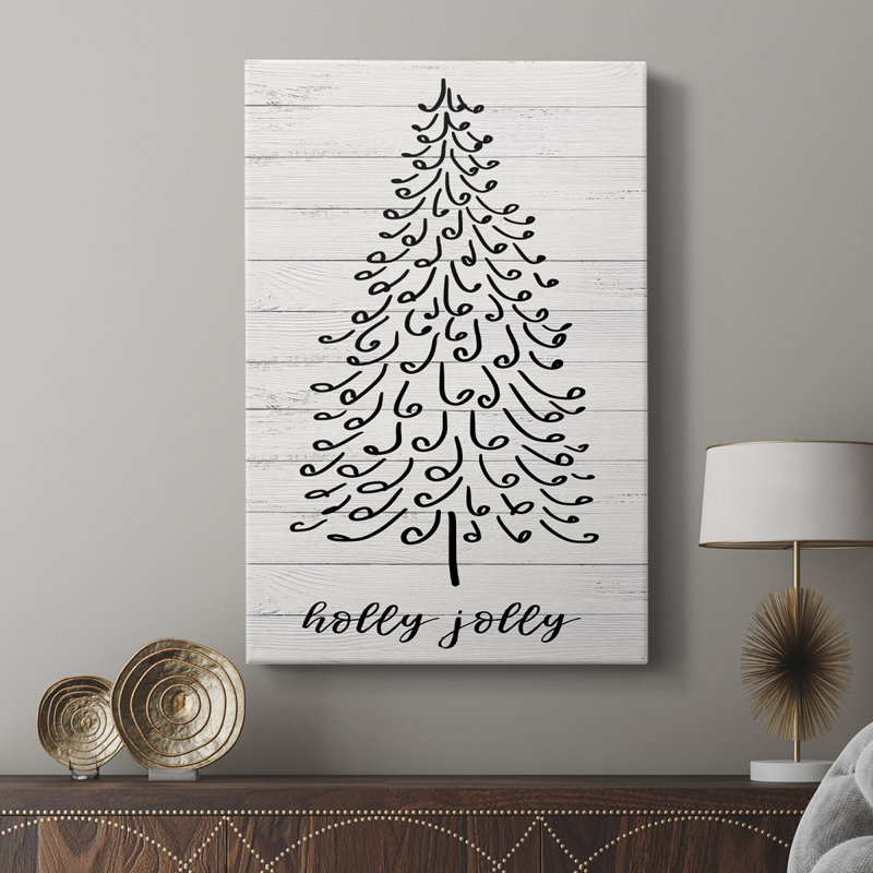 Holly Jolly - galerie Cavas sur mesure, H 27 po x l 18 po