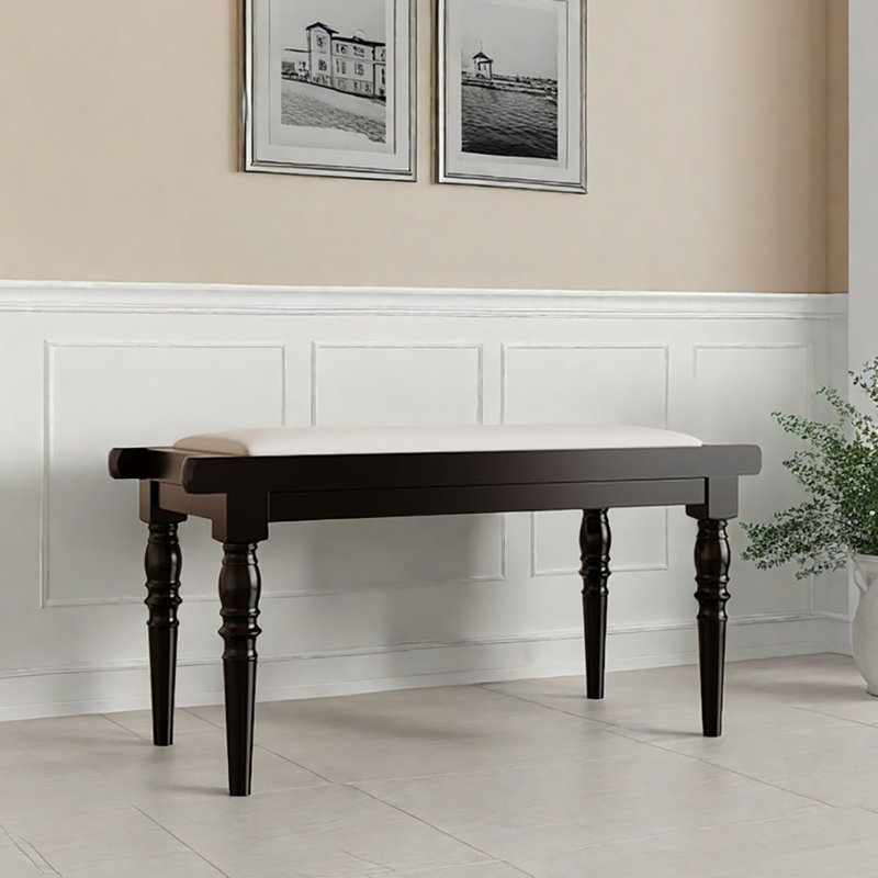 30.7in Shoe bench, Black