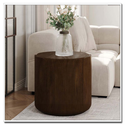 Table d'appoint ronde moderne pour l'intérieur et l'extérieur