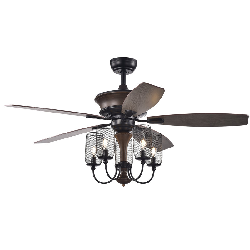 Jeffersonville 52'' Ceiling Fan with Light Kit