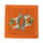 Zebra Seeing Double Orange Tabletop Set
