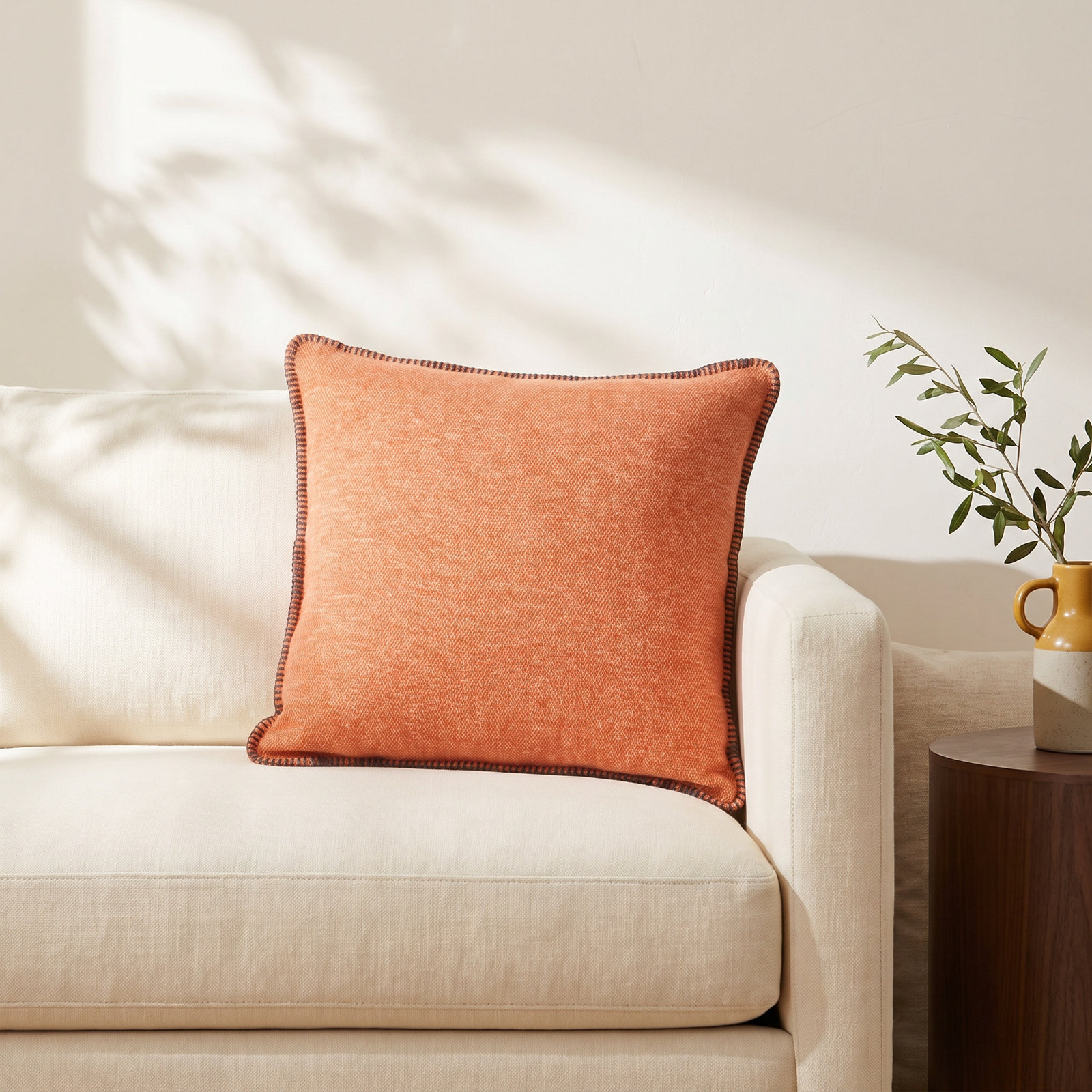 Jenera 18" x 18" Cotton Throw Pillow