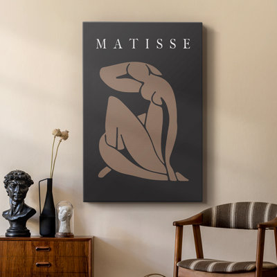 Matisse CCCLXXVII Framed Print -Custom Wrapped Gallery Cavas
