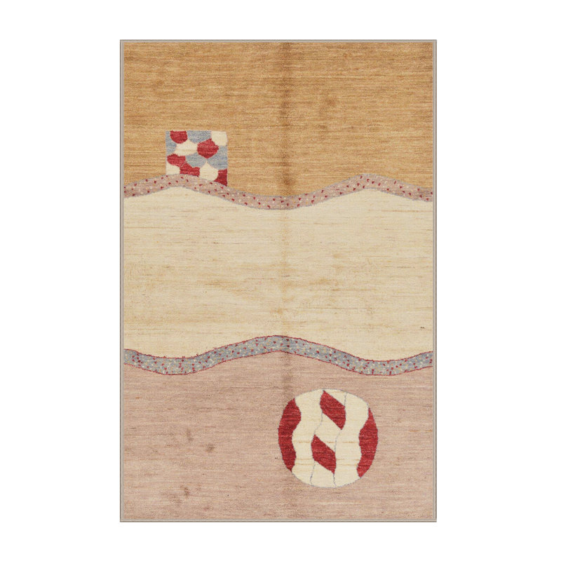 Abstract Indoor Rug, Rectangle 7' x 9'
