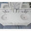 Plateau de meuble-lavabo double 61 "SolidExpressions®-15344269