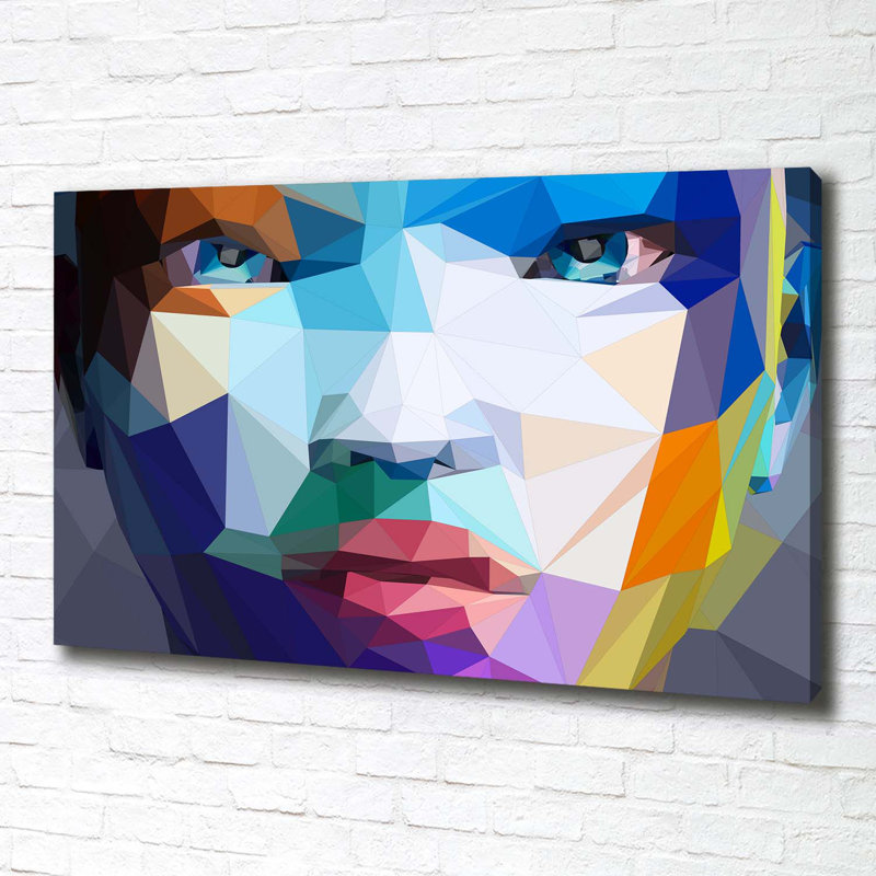 Abstraction of a woman 1 Piece Wrapped Canvas Wall Art