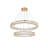 Steveson 2-Light Crystal Oval LED Chandelier-1593300677-1523756102