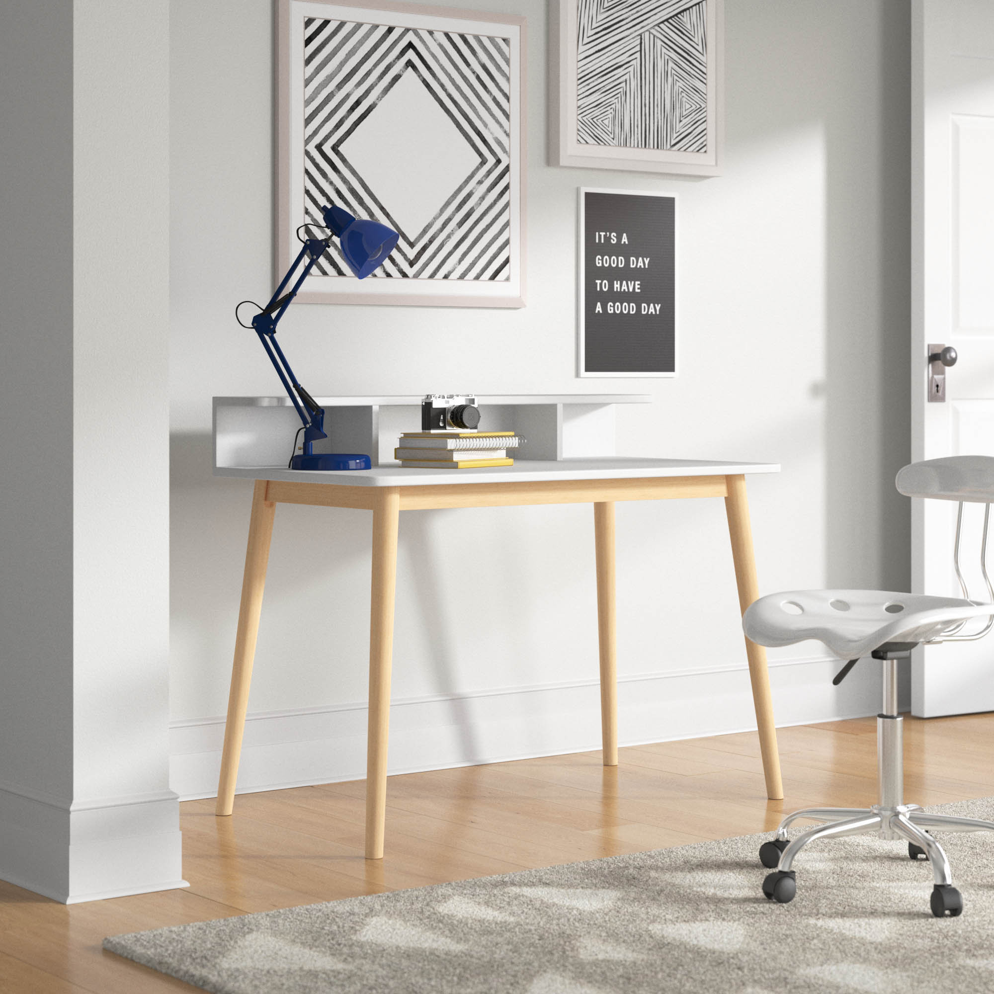 Oliver 43'' Desk & Reviews Wayfair